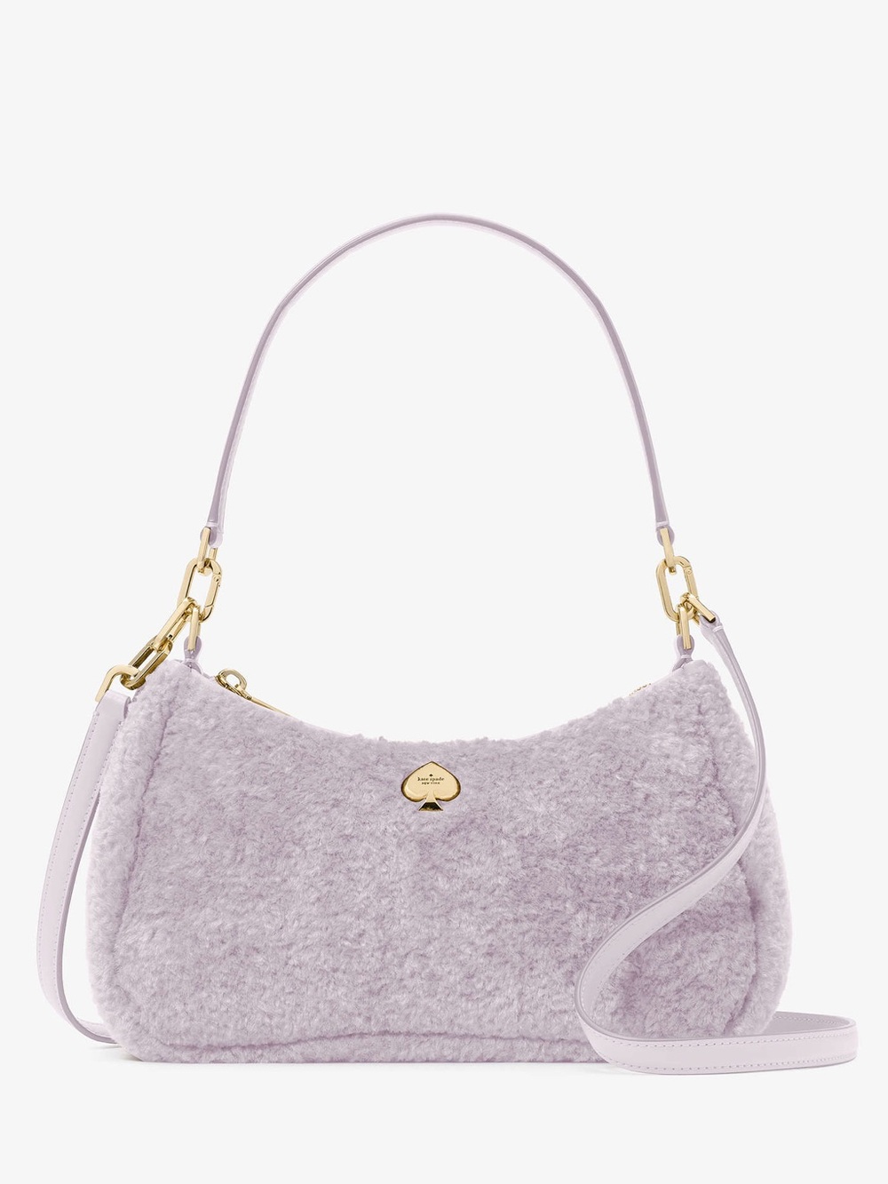 NEW✨Kate Spade Kayla Faux Fur Small Convertible Shoulder Bag